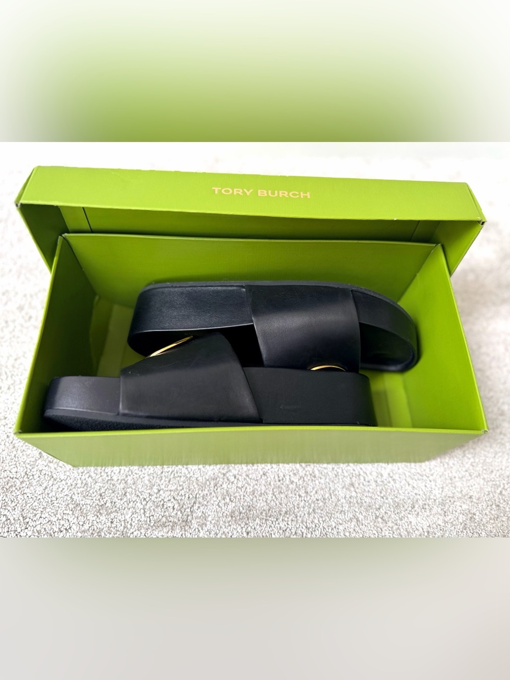 Tory Burch Patos Platform Slides Sandal - Picture 14 of 15